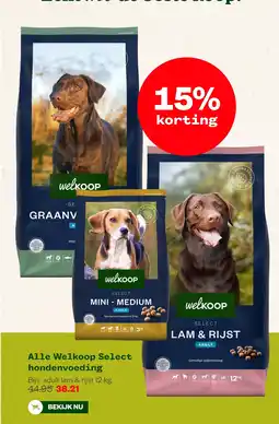 Welkoop Welkoop Select hondenvoeding aanbieding