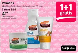 Etos Palmer's Shea Butter Formula handcrème aanbieding
