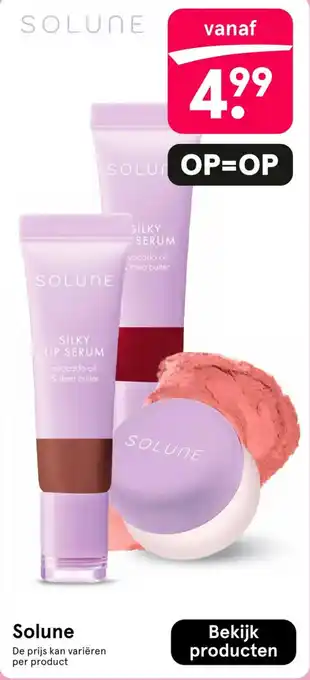 Etos Solune Silky Lip Serum aanbieding