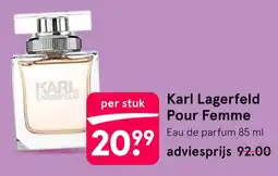 Etos Karl Lagerfeld Pour Femme aanbieding