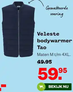 Welkoop Veleste bodywarmer Tao aanbieding