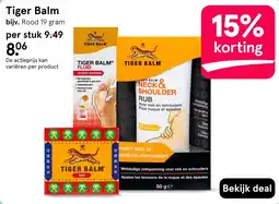 Etos Tiger Balm aanbieding