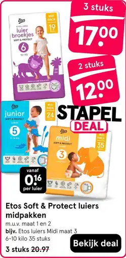 Etos Etos Soft & Protect luiers aanbieding