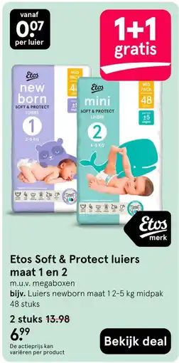 Etos Etos Soft & Protect luiers aanbieding