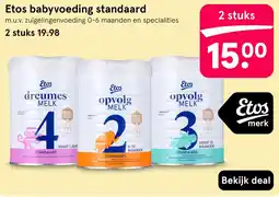 Etos Etos babyvoeding standaard aanbieding