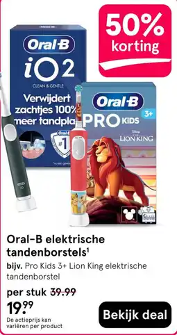 Etos Oral-B elektrische tandenborstels aanbieding