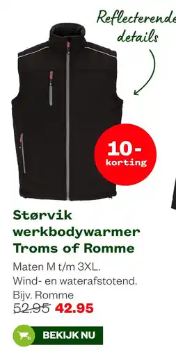 Welkoop Storvik werkbodyswarmer Troms of Romme aanbieding