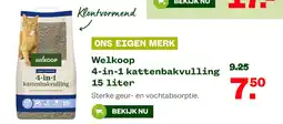 Welkoop Welkoop 4-in-1 kattenbakvulling aanbieding
