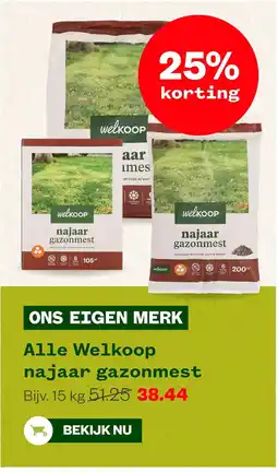Welkoop Welkoop najaar gazonmest aanbieding
