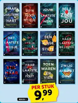 Boekenvoordeel Carla Kovach aanbieding