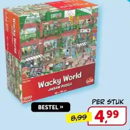 Boekenvoordeel Wacky World Jigsaw Puzzle aanbieding