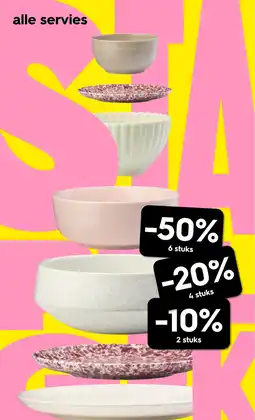 HEMA Alle servies aanbieding