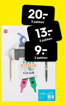 HEMA HEMA wit papier aanbieding
