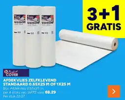 BOUWMAAT Perfect Cover afdekvlies zelfklevend aanbieding