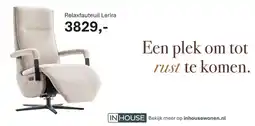 INHOUSE Relaxfauteuil Lerira aanbieding