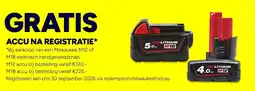 BOUWMAAT Accu na registratie aanbieding