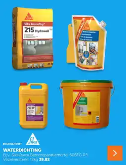 BOUWMAAT Sika Waterdichting aanbieding