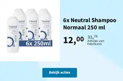 Plein.nl Neutral Shampoo Normaal aanbieding