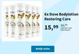 Plein.nl Dove Bodylotion Restoring Care aanbieding