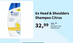 Plein.nl Head & Shoulders Shampoo Citrus aanbieding