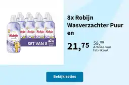 Plein.nl Robijn Wasverzachter Puur aanbieding