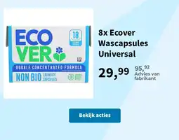 Plein.nl Ecover Wascapsules Universal aanbieding