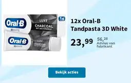 Plein.nl Oral-B Tandpasta 3D White aanbieding