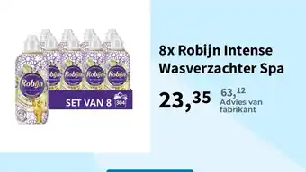 Plein.nl Robijn Intense Wasverzachter Spa aanbieding