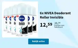 Plein.nl NIVEA Deodorant Roller Invisible aanbieding