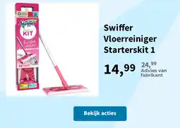 Plein.nl Swiffer Vloerreiniger Starterskit 1 aanbieding