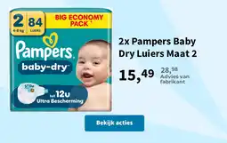 Plein.nl Pampers baby-dry aanbieding