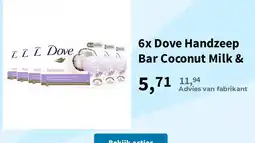 Plein.nl Dove Handzeep Bar Coconut Milk & aanbieding