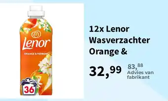 Plein.nl Lenor Wasverzachter Orange & aanbieding