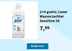 Plein.nl Lenor Wasverzachter Sensitive 38 aanbieding