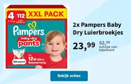 Plein.nl Pampers baby-dry pants aanbieding