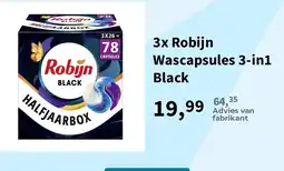 Plein.nl Robijn Wascapsules 3-in1 Black aanbieding
