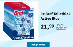 Plein.nl Bref Toiletblok Active Blue aanbieding