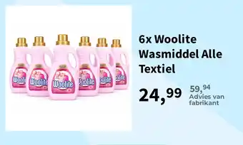 Plein.nl Woolite Wasmiddel Alle Textiel aanbieding