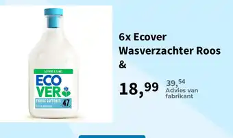Plein.nl Ecover Wasverzachter Roos aanbieding
