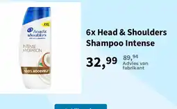 Plein.nl Head & Shoulders Shampoo Intense aanbieding