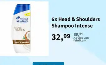 Plein.nl Head & Shoulders Shampoo Intense aanbieding