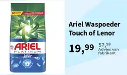 Plein.nl Ariel Waspoeder Touch of Lenor aanbieding