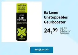 Plein.nl Lenor Unstoppables Geurbooster aanbieding