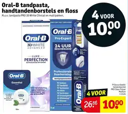 Kruidvat Oral-B tandpasta, handtandenborstels en floss aanbieding
