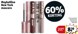 Kruidvat Maybelline New York mascara aanbieding