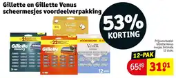 Kruidvat Gillette en Gillette Venus scheermesjes voordeelverpakking aanbieding