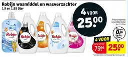 Kruidvat Robijn wasmiddel en wasverzachter aanbieding