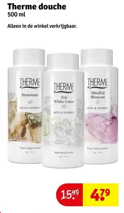Kruidvat Therme douche aanbieding