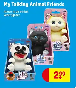 Kruidvat My Talking Animal Friends aanbieding