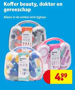 Kruidvat Koffer beauty, dokter en gereeschap aanbieding